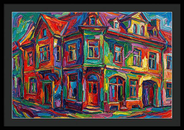 Vibrant Expressionist Building