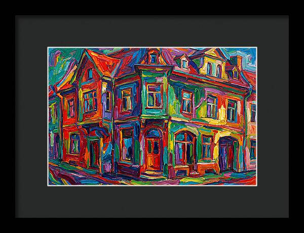 Vibrant Expressionist Building