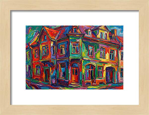 Vibrant Expressionist Building