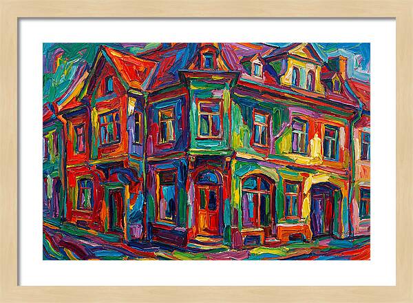 Vibrant Expressionist Building