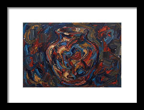 Vibrant Expressionist Vase