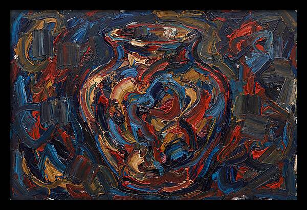 Vibrant Expressionist Vase