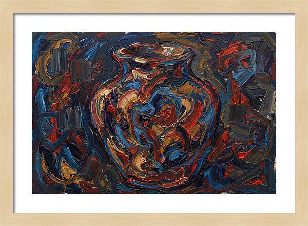 Vibrant Expressionist Vase