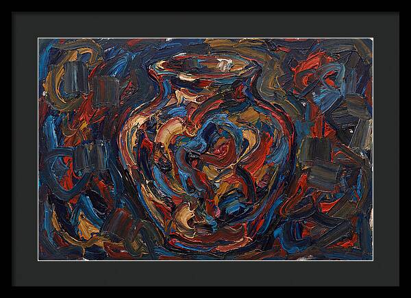 Vibrant Expressionist Vase