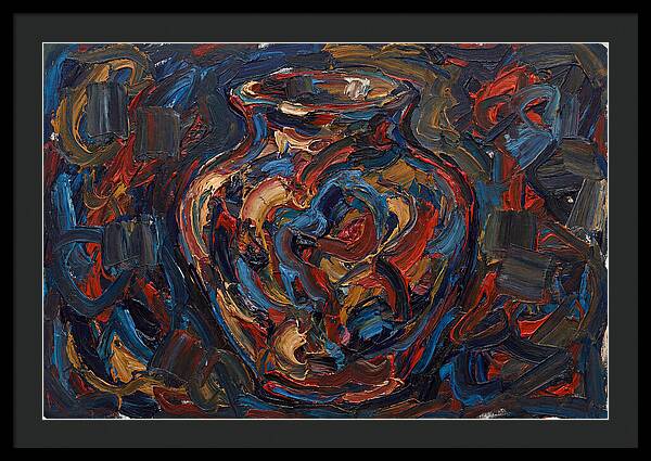 Vibrant Expressionist Vase
