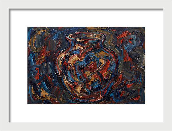 Vibrant Expressionist Vase