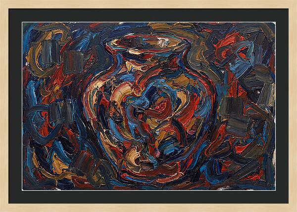 Vibrant Expressionist Vase
