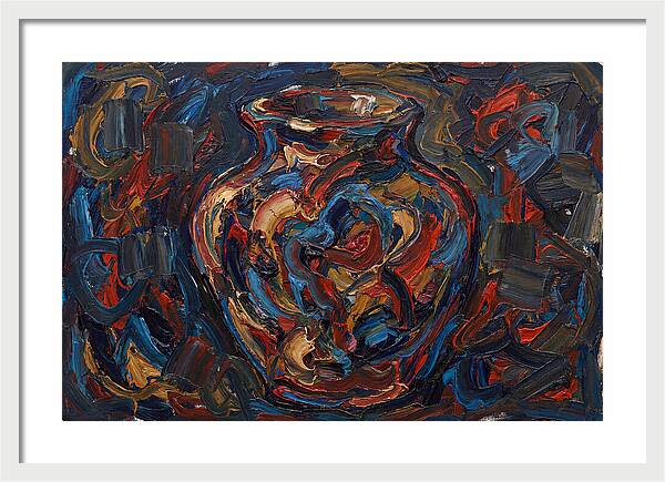 Vibrant Expressionist Vase