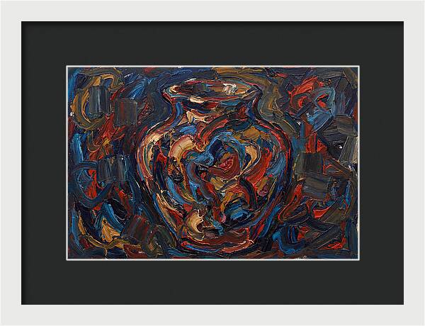 Vibrant Expressionist Vase