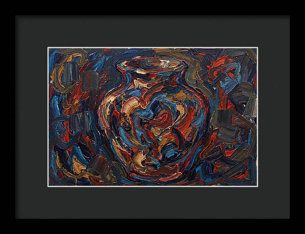 Vibrant Expressionist Vase