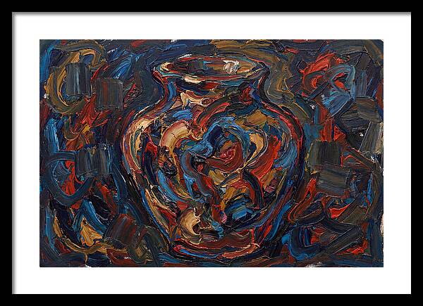 Vibrant Expressionist Vase