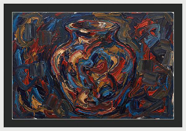 Vibrant Expressionist Vase