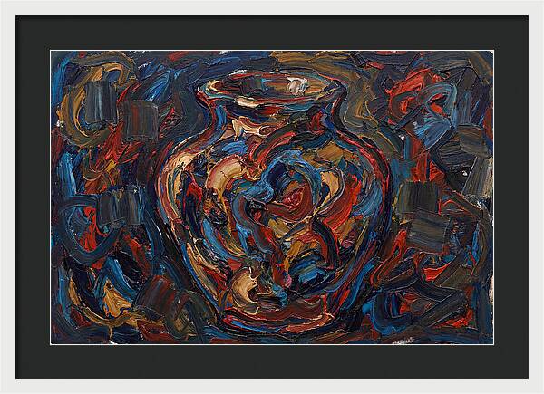 Vibrant Expressionist Vase