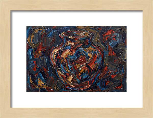 Vibrant Expressionist Vase