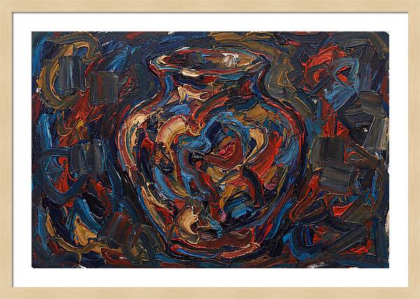 Vibrant Expressionist Vase