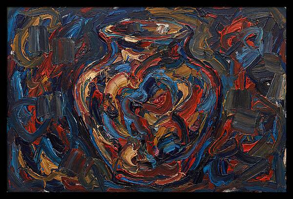 Vibrant Expressionist Vase