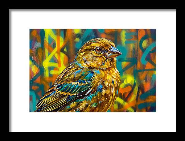 Vibrant Finch Portrait
