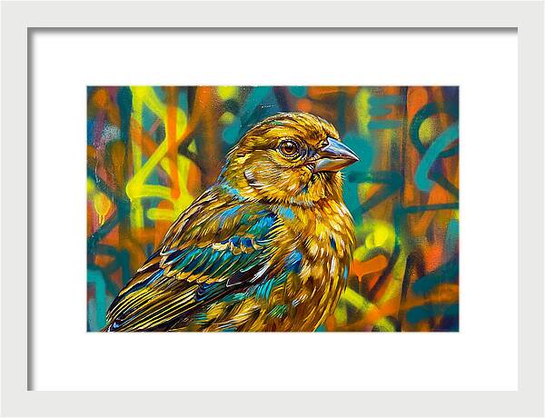 Vibrant Finch Portrait