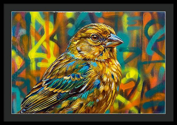 Vibrant Finch Portrait