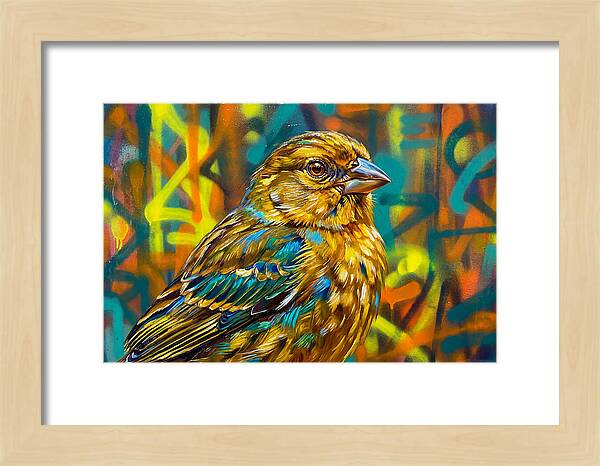 Vibrant Finch Portrait