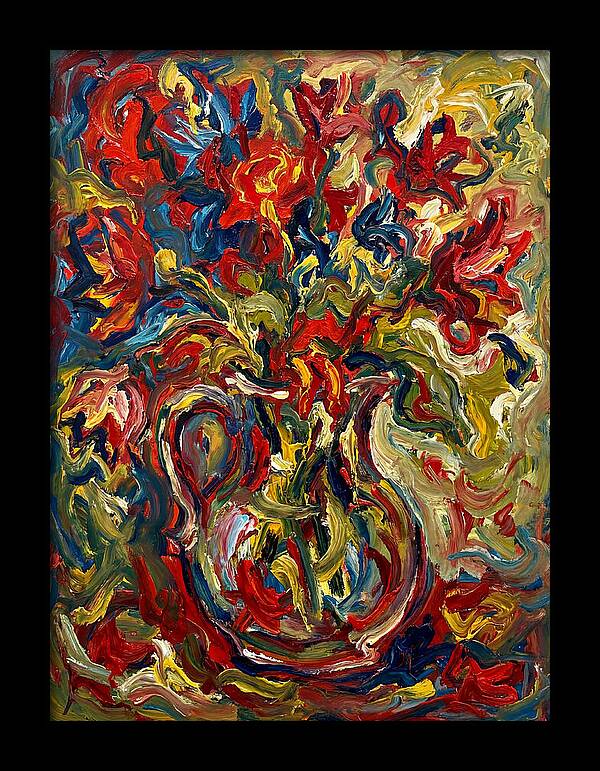 Vibrant Floral Expressionism