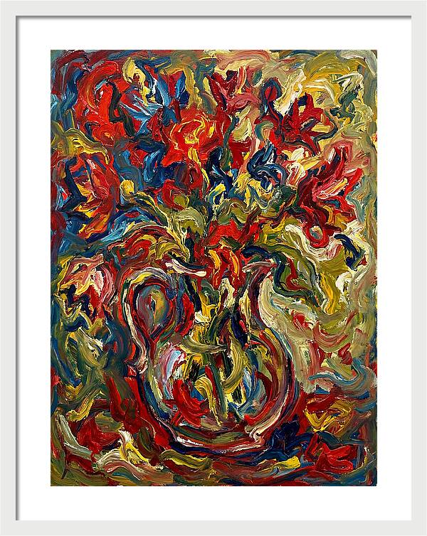 Vibrant Floral Expressionism
