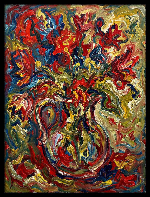 Vibrant Floral Expressionism