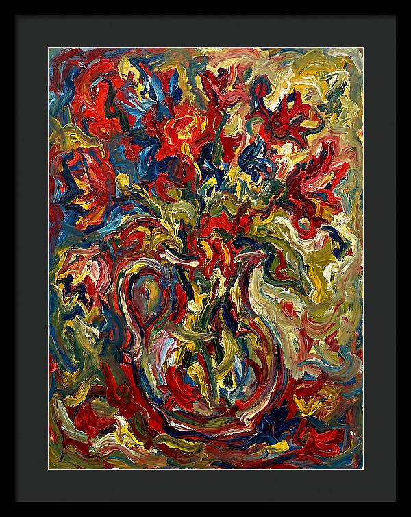 Vibrant Floral Expressionism