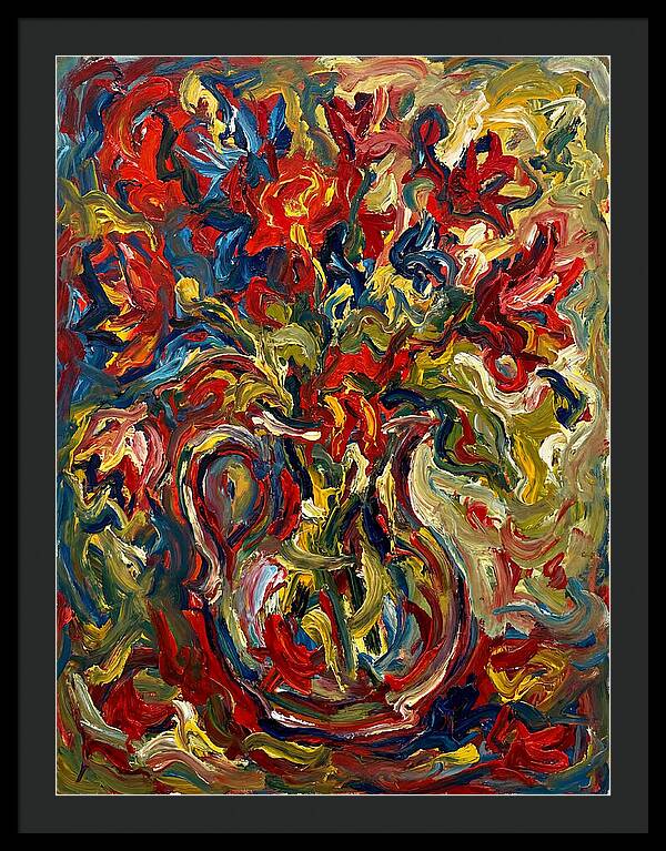 Vibrant Floral Expressionism