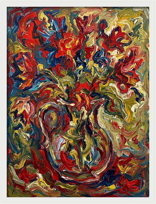 Vibrant Floral Expressionism