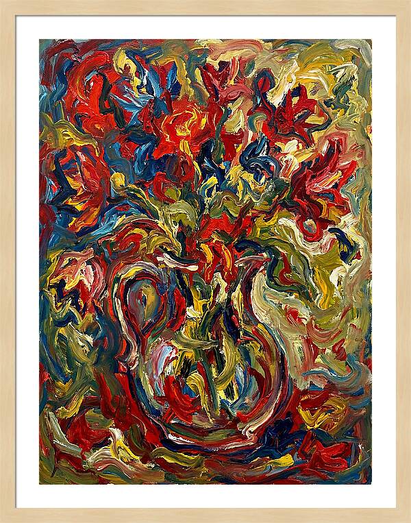 Vibrant Floral Expressionism