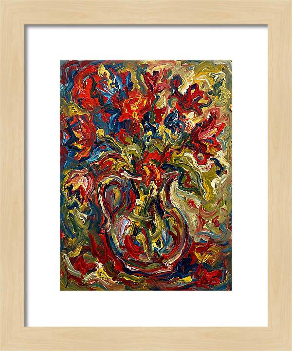 Vibrant Floral Expressionism