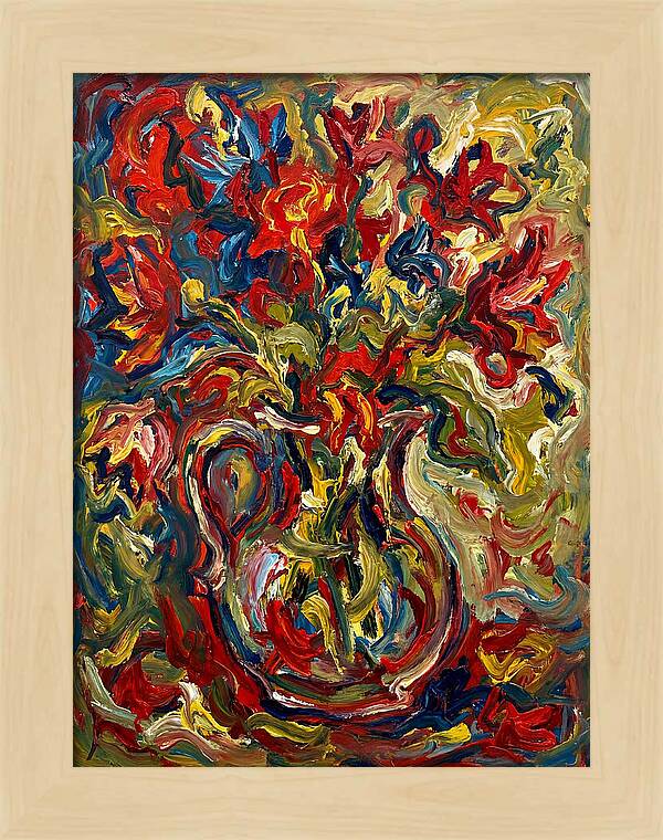 Vibrant Floral Expressionism