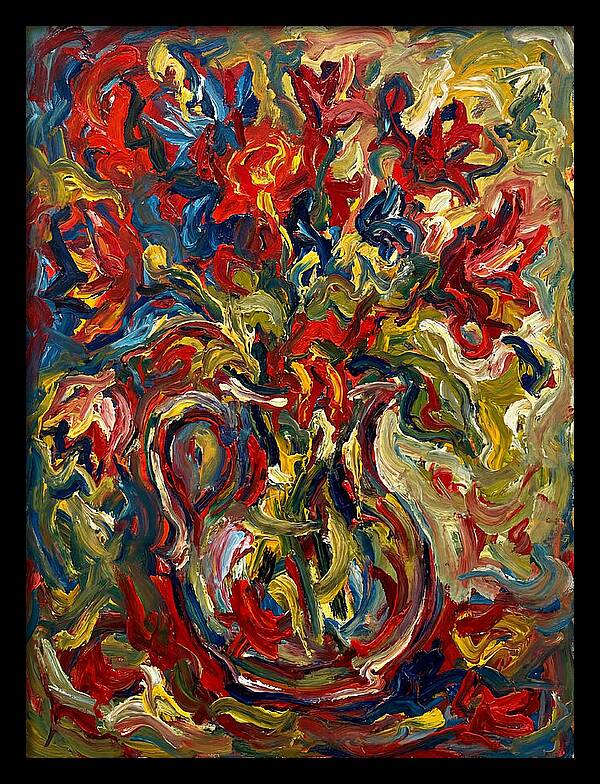 Vibrant Floral Expressionism