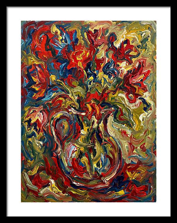 Vibrant Floral Expressionism
