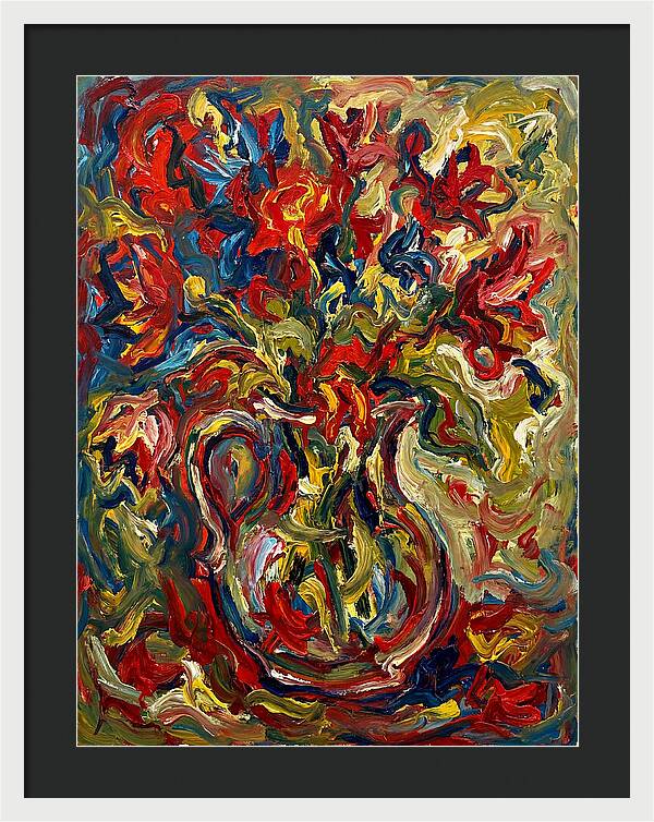 Vibrant Floral Expressionism