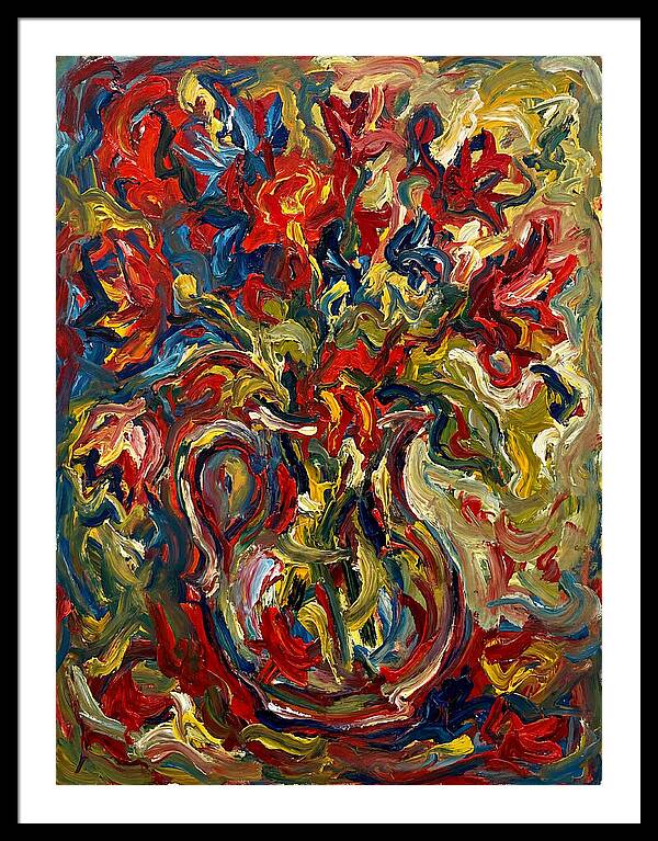Vibrant Floral Expressionism