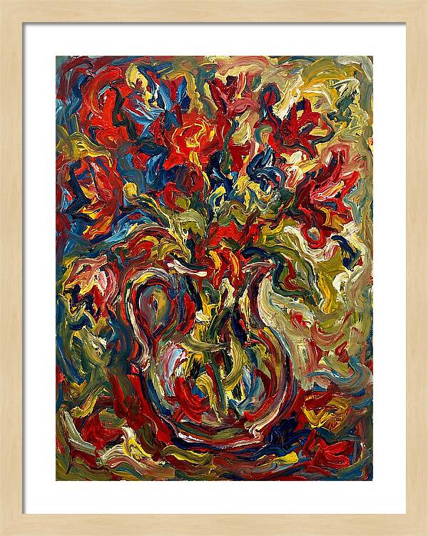 Vibrant Floral Expressionism