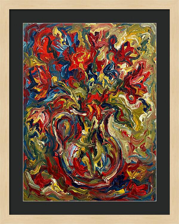 Vibrant Floral Expressionism