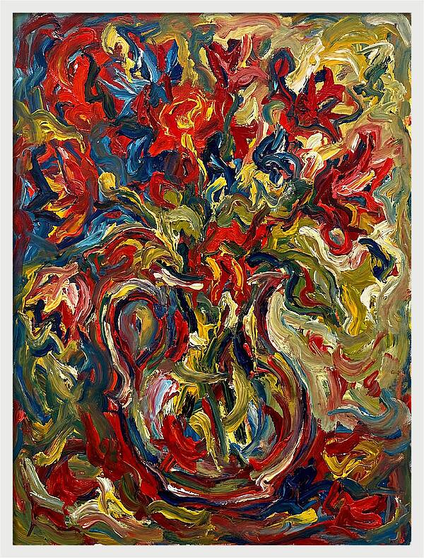 Vibrant Floral Expressionism