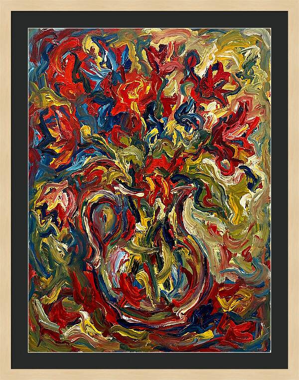 Vibrant Floral Expressionism