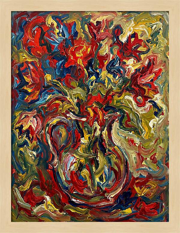 Vibrant Floral Expressionism