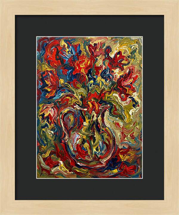 Vibrant Floral Expressionism