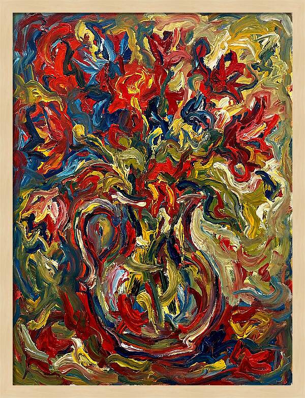 Vibrant Floral Expressionism