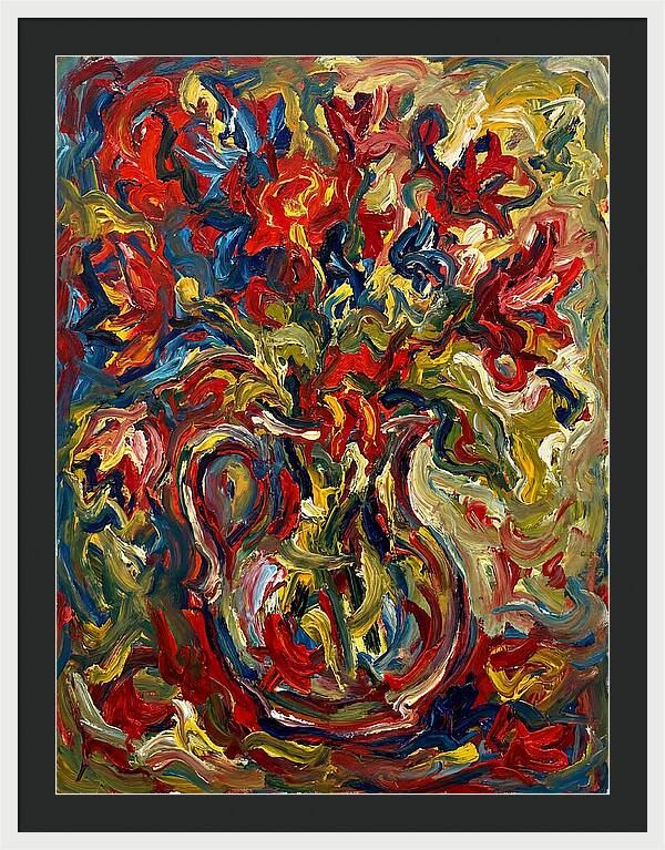 Vibrant Floral Expressionism
