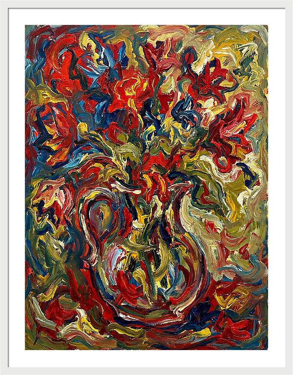Vibrant Floral Expressionism