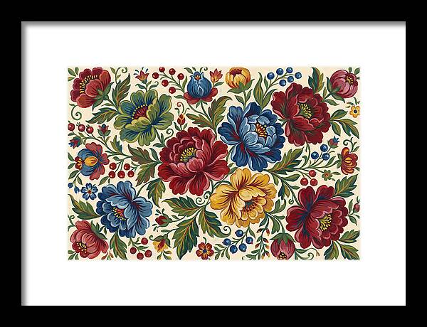 Vibrant Floral Folk