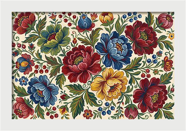 Vibrant Floral Folk