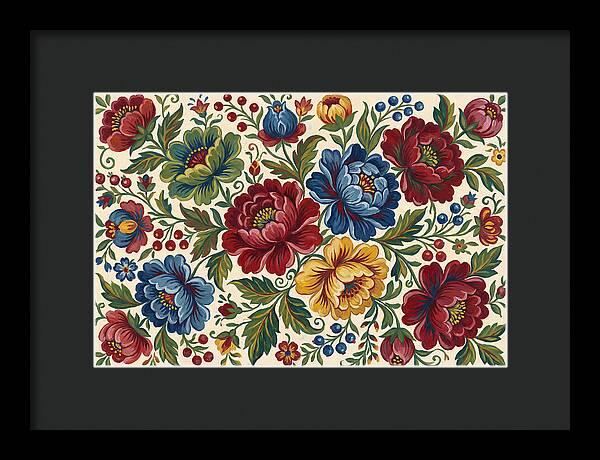 Vibrant Floral Folk