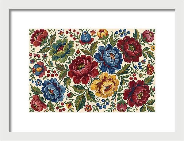Vibrant Floral Folk